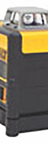 DEWALT Cross Line Laser: 2 Lines and 0 Dots, Green Beam, 0 Planes, 100 - 200 ft Range w/o detector (MPN DW0811LG). Key specifications — attr935979: Li-Ion; attr934757: DEWALT; attr936112: ±1/8 in @ 30 ft; attr936114: Electronic Self-Leveling; attr935981: Bracket.