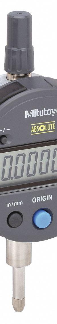 MITUTOYO Digital Indicator: 0 in to 0.5 in /0 mm to 12.7 mm, Inch/Metric, 0.0001 in Accuracy, IP42 (MPN 543-793B-12). Key specifications — attr1184065: MITUTOYO; attr1184072: 0.0001 in; attr1184084: 66 mm.