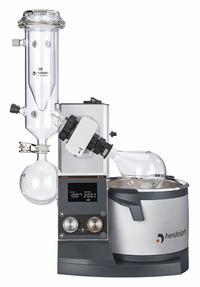 HEIDOLPH Rotary Evaporator: Motor, 5 L, 10 RPM to 280 RPM, 1,300 W Heating Capacity, G5 Condenser (MPN 036040063). Key specifications — Brand: HEIDOLPH; Height Adjustment Method: Motor; Included Glassware Series and Type: G5 Condenser; Vacuum Controller: No; Vapor Temperature Sensor: No; Features: Standby Function and Residual Heat Warning at Heating Bath Temperatures Above 50°C.