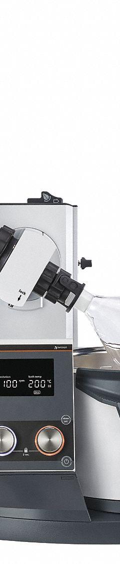 HEIDOLPH Rotary Evaporator: Motor, 5 L, 10 RPM to 280 RPM, 1,300 W Heating Capacity, G5 Condenser (MPN 036040063). Key specifications — Brand: HEIDOLPH; Height Adjustment Method: Motor; Included Glassware Series and Type: G5 Condenser; Vacuum Controller: No; Vapor Temperature Sensor: No; Features: Standby Function and Residual Heat Warning at Heating Bath Temperatures Above 50°C.