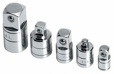 SK PROFESSIONAL TOOLS Socket Adapter Set: 1/2 in_1/4 in_3/4 in_3/8 in Output Drive Size - Multi-Size Hand Socket Adapter Sets