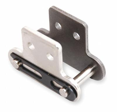 TSUBAKI Attachment Link: Attachment, Lube-Free Conveyor Chains For Chain, SK-2 - Attachment Links for Conveyor Chains