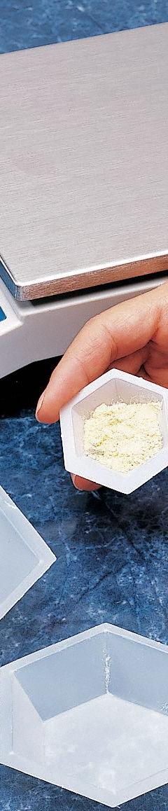 EAGLE THERMOPLASTIC Weighing Dish: Non-Sterile, Polystyrene, 200 mL Capacity, Hexagon, White (MPN HWB-475). Key specifications — Brand: EAGLE THERMOPLASTIC; Color: White; Material: Polystyrene; Boat Shape: Hexagon; Includes Finger Tab: Not Included.