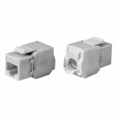 MONOPRICE Networking Keystone: Connector RJ45, 6A Cable Category, Std, 2pk Pack Size, 1 (MPN 15664). Key specifications — Brand: MONOPRICE; Color: White; Compatible Cable Shape: Round; _Pack Size: 2pk.