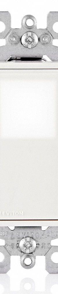 LEVITON Wall Switch: Rocker Switch, 3-Way, Maintained, White, 120/277V AC, 15 A (MPN L5613-2W). Key specifications — Illuminated: Yes; Voltage Rating: 120/277V AC.