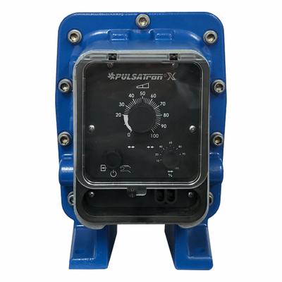 PULSATRON Chemical Metering Pump: Solenoid, 115V AC, 1/5 hp HP, PVDF Head - Compact Solenoid-Driven Diaphragm Metering Pumps