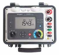 MEGGER Micro Ohmmeter: 0.1 ohm to 2 ohm, CAT IV 600V, Digital, No Output, IP54, Low Resist (MPN DLRO100EB-LG2-P3). Key specifications — Brand: MEGGER; IP Rating: IP54; CAT Safety Rating: CAT IV 600V; Tester Type: Micro Ohmmeter.