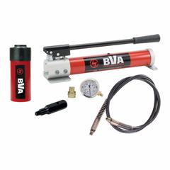 BVA HYDRAULICS Stroke Cylinder: 25 ton Cylinder Nominal Capacity, 25 ton Capacity with Attachments (MPN SP10-2504). Key specifications — attr96685: GW2514; attr98870: BVA HYDRAULICS; attr96682: 4 in; attr96683: H2504; attr96684: P1000; attr1160276: Pump and Cylinder Set.