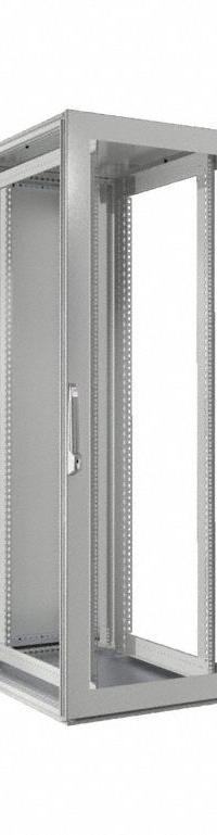 RITTAL Communication Storage Cabinets: 42 Rack Units, NEMA 12, 78 3/4 in x 31 1/2 in x 39 3/8 in (MPN 9982225). Key specifications — Brand: RITTAL; Includes: Roof Plate; Material: Carbon Steel; Features_Broad: NEMA 12; Clear PCB Window.