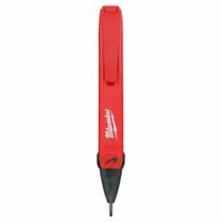 MILWAUKEE Non-Contact Voltage Detector/Tester: 50 V to 1,000 V, Audible/Light, CAT IV 1000V (MPN 2200-20). Key specifications — Brand: MILWAUKEE.