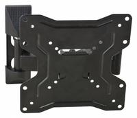 STANLEY TV Wall Mount: Wall, For 37 in to 37 in Screens, Max. 40 lb, 180° Swivel, 18° Down, 5° Up (MPN E0104758). Key specifications — Manufacturer Part Number: E0104758; Finish: Matte; Includes Mounting Hardware: Yes; Material: Steel; Mounting Location: Wall; Brand: STANLEY; Color: Black.