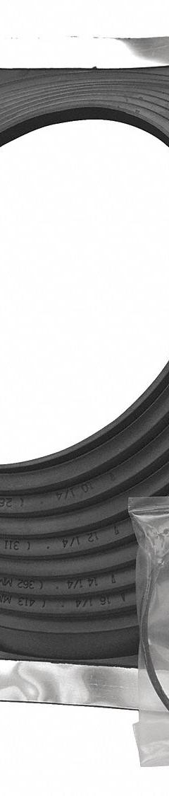 14.5"H 11"W Plastic Roof Vent Pipe Boot: For Pitched Roof, Rectangular Base, For 1 Pipes, Plastic (MPN 14753). Key specifications — Top Opening: Open; Material - Collar: EPDM; Brand: OATEY.