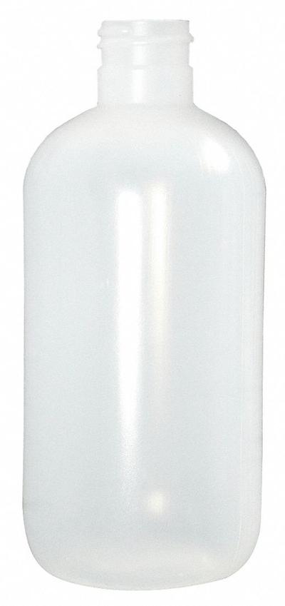 QORPAK Bottle: LDPE, 2 fl oz, 60 mL, Natural, 18-410 mm Screw Closure Size, No Closure - LDPE Narrow Mouth Round Lab Bottles