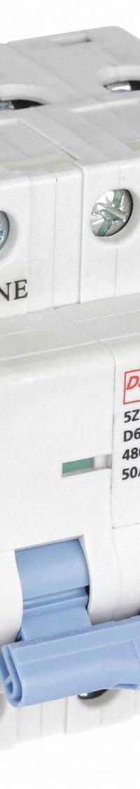 DAYTON IEC Supplementary Protector: 20 A Amps, 7.5kA at 480V AC, Screw Clamp, NDB2-63, 480V AC (MPN 5ZVG0). Key specifications — Terminal Connection: Screw Clamp; Series: NDB2-63; AC Voltage Rating: 480V AC; DC Voltage Rating: Not Rated; Max. AIR Rating: 7.5kA at 480V AC; Brand: DAYTON.