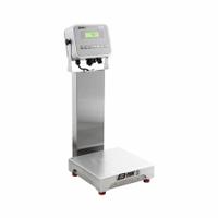 B-TEK Food Scale: 10 in Weighing Surface Dp, 10 in Weighing Surface Wd, 26 in Overall Ht, LCD (MPN NB-BS-1010-20-SP-T401S W/AQUASHIELD KIT). Key specifications — Connection Ports: RS-232; Readability: 0.002 kg/2 g/0.005 lb/0.08 oz; Brand: B-TEK; IP Rating: IP66.