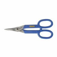IRWIN Duckbill Snip: Straight, 10 in Overall Lg, 2 in Cutting Lg, Steel, Plastic, Steel (MPN 23010). Key specifications — attr308531: Plastic; attr308530: Steel; attr308532: Steel; attr308533: No; attr308535: Stainless Steel; attr308541: 26 ga (Stainless Steel); attr308546: Straight; attr324897: IRWIN.
