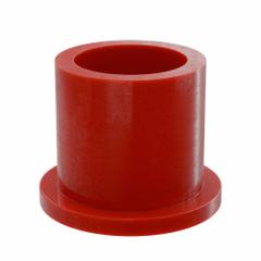 BUNTING BEARINGS Flanged Sleeve Bearing: PTFE, 3/4 in Bore, 1 in OD, 1 in Overall Lg, Red (MPN BJ4F121608). Key specifications — Brand: BUNTING BEARINGS; Color: Red.