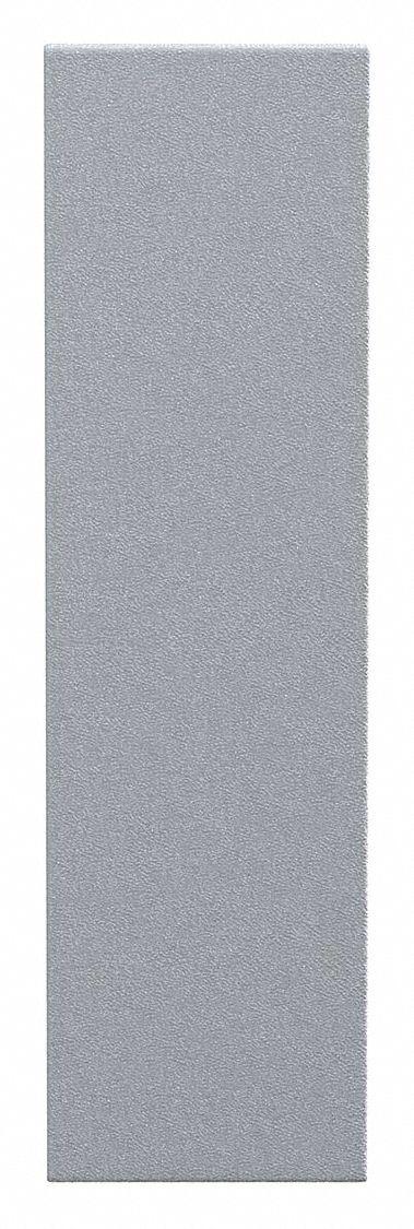 ASI GLOBAL PARTITIONS Partition Column: Plastic Polymer, Pebble, Gray, 82 in Ht, 22 in Wd - Pilasters for Bathroom Partitions