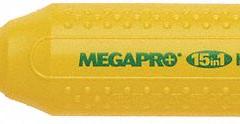 MEGAPRO Multi-Bit Screwdriver: Hex Tip, 7 Tips, 8 1/2 in Overall Lg, Quick-Change, Molded Grip (MPN 151HX-B). Key specifications — attr1205339: Hex: 3/32 in + 7/64 in + 1/8 in + 9/64 in + 5/32 in + 3/16 in + 7/32 in + 1/4 in + 2 mm + 3mm + 4 mm + 5 mm + 5.5 mm +6mm; attr1205303: MEGAPRO.