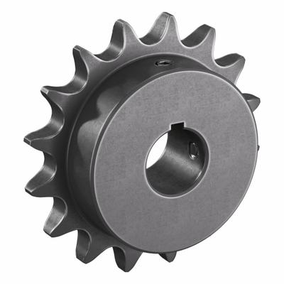 TSUBAKI Single Strand Sprocket: 50, For 5/8 in Chain Pitch, 7/8 in Bore Dia, 16 Teeth - Size 50 Fixed-Bore Roller Chain Sprockets