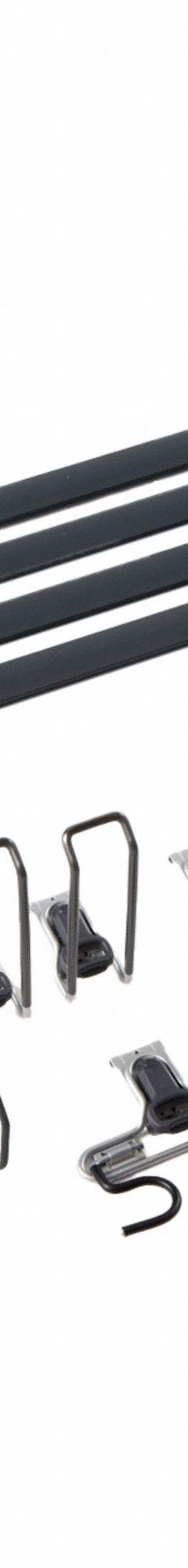 FASTTRACK Wall-Mount Track System Kit: Garage Kit, 15 Pieces, 48 in Rail Lg, 1,750 lb, Steel (MPN 1991203). Key specifications — Load Capacity: 1,750 lb; Kit Contents: (4) FastTrack Garage Rails; Kit Type: Garage Kit; Material: Steel; Brand: FASTTRACK; Includes Hardware: Hardware Included.