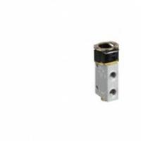 AVENTICS Manual Air Control Valve: Panel, Three-Way / Two-Position, Aluminum, Normally Closed (MPN R450055453). Key specifications — attr1078735: Aluminum; attr1078776: Poppet; attr1078772: Normally Closed; attr1078762: Manual Air Control Valve.