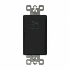 LEGRAND Wall Switch: Touch Switch, Single Pole, Maintained, Black, 120/277V AC, 10 A (MPN CSWV1277). Key specifications — Illuminated: No; Voltage Rating: 120/277V AC.