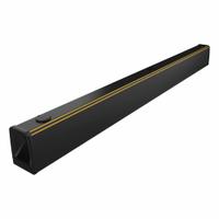 A-SAFE Ground-Level Guardrail: ForkGuard, Polymer, 45 7/8 in x 7 1/4 in x 5 1/8 in, Floor, Floor (MPN A-01-17-0160). Key specifications — Brand: A-SAFE; Mounting Location: Floor; Includes: (2) Fixing Plates; Color: Yellow; Material: Polymer.