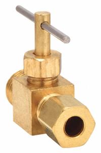 APPROVED VENDOR Needle Valve: Inline Valve Body, Brass, 1/4 in Pipe Size, Compression x MNPT, Male (MPN 6MM62). Key specifications — For Media: Water; Seal Material: Metal; Brand: APPROVED VENDOR; Connection Gender - Side 2: Male; Connection Type - Side 1: Compression; Connection Type - Side 2: NPT; Connection Type: Compression x MNPT.