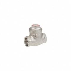 SHARPE Check Valve: Swing, 2-Way, Inline Valve Body, 1/2 in Pipe Size, Socket x Socket, 350°F, Std (MPN 4371000320). Key specifications — Seat Material: Metal; Brand: SHARPE.