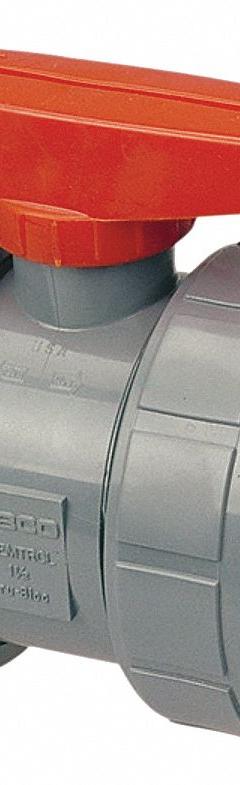CHEMTROL Manual Two-Way Ball Valve: 3 in, CPVC, Straight, Socket x Socket, Full Port Ball Port (MPN S51TB-V 3). Key specifications — Brand: CHEMTROL; Handle: Lever.