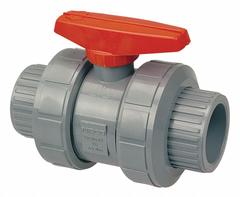 CHEMTROL Manual Two-Way Ball Valve: 3 in, CPVC, Straight, Socket x Socket, Full Port Ball Port (MPN S51TB-V 3). Key specifications — Brand: CHEMTROL; Handle: Lever.