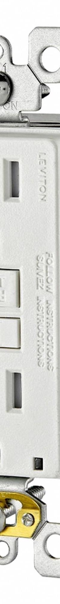 LEVITON Receptacle: Decorator Duplex, 5-15, White, 125V AC, 15 A, 2 Pole / 3 Wire (MPN AFTR1-W)