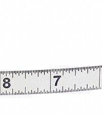 US TAPE Adhesive Backed Tape Measure: SAE, Inch, Decimal, Right to Left, 1/2 in Overall Wd, Feet (MPN 50007). Key specifications — attr940004: Steel; attr940001: Feet; attr940000: 1/16 in; attr934747: US TAPE.
