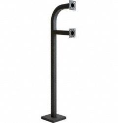 PEDESTAL PRO Dual Head SUV Pedestal: 58 in Overall Ht, Black, Pedestal, 12 in x 8 in, Black (MPN 58-9C-DSP). Key specifications — attr193630: PEDESTAL PRO; attr982335: Carriage Bolt Hardware; attr982316: Black; attr982338: Access Control Devices; attr982348: Powder Coated; attr982331: Carbon Steel; attr1022512: Pedestal.