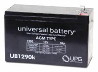 APPROVED VENDOR Sealed Lead Acid Battery: 12V DC, 9 Ah Capacity, 3.78 in Ht, 2.56 in Wd, 5.94 in Dp (MPN 40748). Key specifications — Terminal Connection: 0.250 in Faston; Battery Cycle Type: Deep Cycle; Brand: APPROVED VENDOR; Housing Material: ABS.