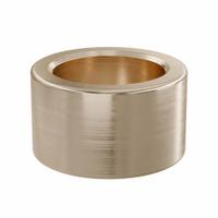 Sleeve Bearing: Bronze, SAE 841, 20 mm Bore, 28 mm OD, 16 mm Lg, 49,938 lb/sq in-fpm Max PV, 5 PK (MPN AAM2028-16B). Key specifications — System of Measurement: Metric; Material Grade: SAE 841; Brand: OILITE.