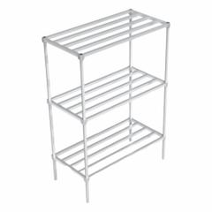 NEW AGE INDUSTRIAL Standard Shelving: 68 1/4 in x 24 in x 48 in, HD-Bar Shelf, Mill Finish (MPN C32448HH6). Key specifications — Color: Silvery White/Gray; Brand: NEW AGE INDUSTRIAL.