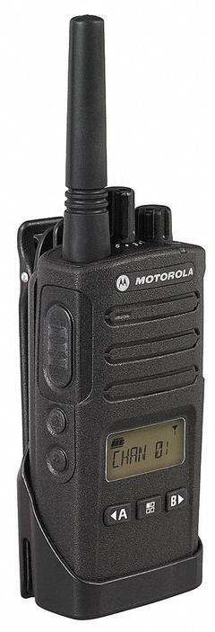 MOTOROLA Handheld Two Way Radio: RM Series, UHF, Analog, 2 W, 8 Channels, Alphanumeric, VOX, Li-Ion (MPN RMU2080BDLA). Key specifications — Color: Black; FCC License Required: Yes.