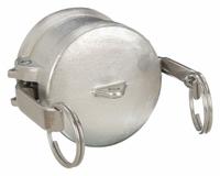 Dust Cap: 3 in Coupling Size, 125 psi Max. Working Pressure @ 70 F, 2 13/16 in Overall Lg, Nitrile (MPN 3LX51). Key specifications — Gasket Material: Nitrile; Includes Locking Arm: Yes; Body Material: 316 Stainless Steel; Brand: APPROVED VENDOR.