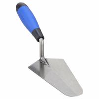 WESTWARD Gauging Trowel: Blade Material Carbon Steel, Blade Shape Round, 3 1/2 in Blade Wd (MPN 13P518). Key specifications — attr1008691: ErgoSoft; attr1016301: Concrete; attr1005001: WESTWARD; attr1008687: Round; attr1008692: Ergonomic; attr1008688: Carbon Steel; attr1008689: Durable; attr1005002: Gauging Trowel.