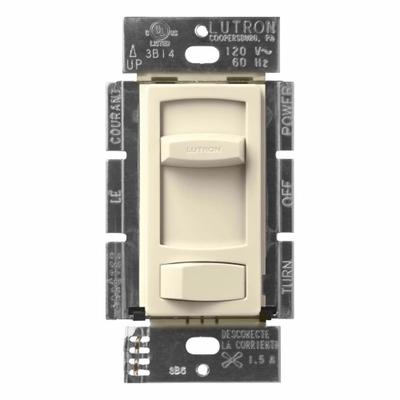 LUTRON Speed Control: Rocker/Single Slide, SPDT, 1 Switches or Dials, 120V AC - Slide Fan Speed Controls