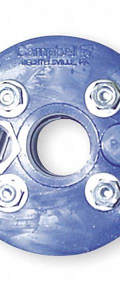 CAMPBELL Well Seal: Plastic, 1 in Compatible Drop Pipe, 6 in Compatible Casing ID, 0.5 in Vent, PVC (MPN PS6X1). Key specifications — Gasket Material: PVC; Brand: CAMPBELL.