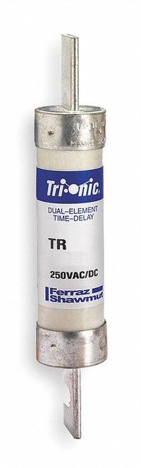 MERSEN Fuse: Class RK5, TR-R Series, Time-Delay, 150 A, 250 V AC, 250 V DC, Non-Indicating (MPN TR150R). Key specifications — Series: TR-R.