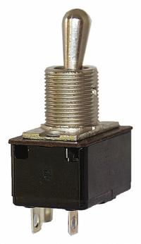 EATON Toggle Switch: 3 Position, 2 Connections, SPST, Spade Terminals Connection, 7500 Series (MPN 7501K15). Key specifications — AC Contact Rating: 10 A @ 250 V; Switch Function Configuration: On/None/Off; Brand: EATON; Series: 7500; Horsepower: 1/2 hp @ 125V AC.