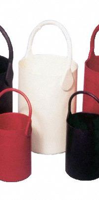 Bottle Carrier: 10 in Overall Lg, 4 1/2 in Overall Wd, 10 in Overall Ht, Thermoplastic, Red (MPN B-100-1). Key specifications — Material: Thermoplastic; Brand: EAGLE THERMOPLASTIC; Product Type: Bottle Carrier; For Use With: Laboratory Acid and Solvent Bottles.