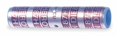 THOMAS & BETTS Open Barrel Splices: 350 kcmil Wire Size, Brown Code, 4.97 in - Crimped Butt Splice Compression Connectors