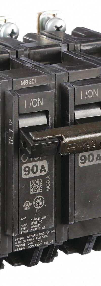GE Miniature Circuit Breaker: THQB - THQB & THHQB Series, Bolt-On GE Miniature Circuit Breakers