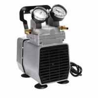 GAST Compressor/Vacuum Pump: 1/8 hp, 115V AC, 25.5 in Hg Max Vacuum, 60 psi Max Continuous Pressure (MPN DOA-P704-AA). Key specifications — attr50671: 115V AC; attr50650: 1.9 cfm @ 0 psi; attr50635: GAST.