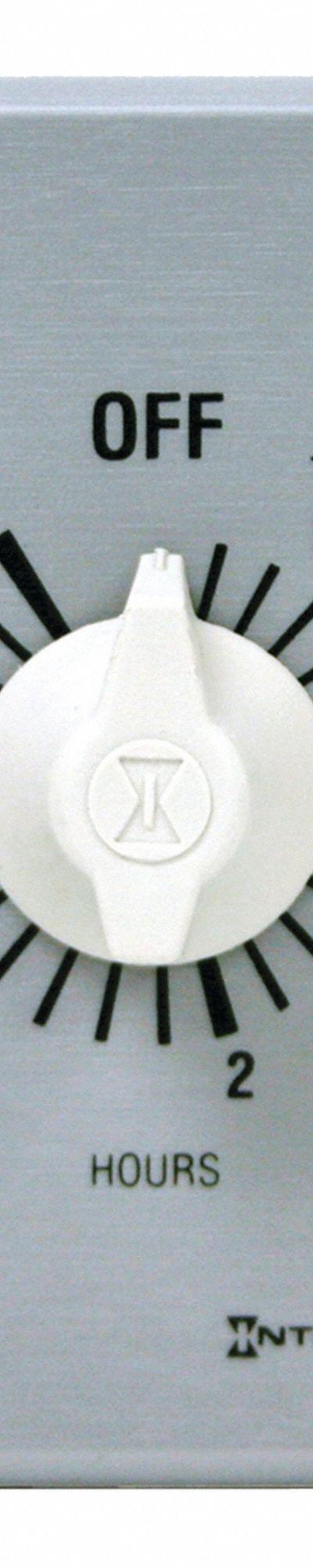 INTERMATIC Spring-Wound Timer: 4 hr Max - Spring-Wound Mechanical Timers with Wall Plates